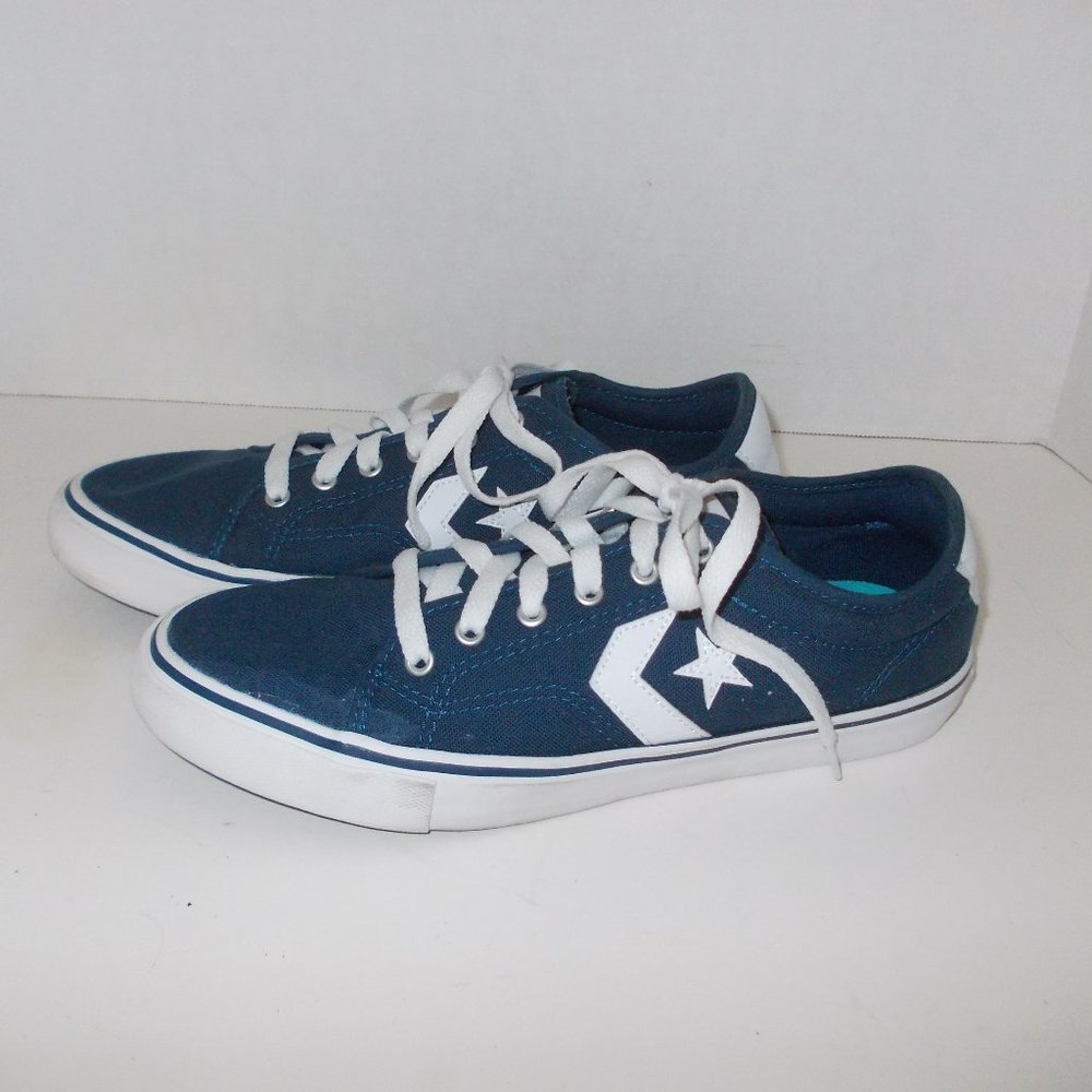 Converse Blue & White Stars Size 5.5 Junior